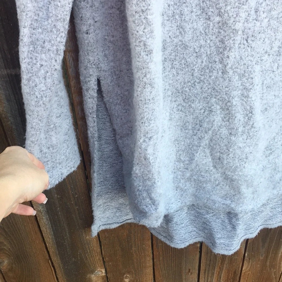 GOLDSPARK grey cowlneck tunic sweater - Picture 5 of 6